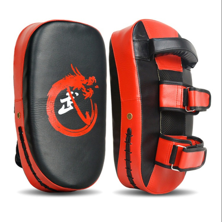 Boxing Pu Lederen Wanten Handschoen En Pads Set Custom Body Punch Training Thaise Trainingen Focus Target Shield Kick Boxing Pad