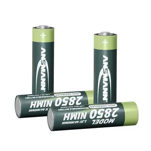 Harga pabrik model baru kemasan 4 buah baterai nimh isi ulang AA 2850mAh sangat rendah