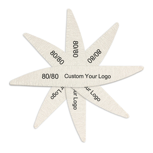 Làm móng tay tập tin nhà <span class=keywords><strong>s</strong></span>ản xuất <span class=keywords><strong>S</strong></span> hình dạng móng tay tập tin 80/80 Grit Emery Board Zebra Nail tập tin - Product Image 1