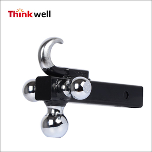 Nhiệm vụ nặng nề Ba rắn <span class=keywords><strong>Tow</strong></span> bóng Trailer Hitch với móc - Product Image 3
