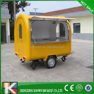 Carrito de Comida Móvil 2025 con Máquina de Yogurt Congelado/Kioscos para Comida Rápida/Helados/Crepas/Jugo de Naranja/Hot Dogs - Product Image 4