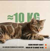 Poteau d'escalade mural pour chat, poteau d'escalade vertical pour chat, plateforme de saut pour chat à domicile, poteau à gratter pour chat, accessoire pour animaux de compagnie