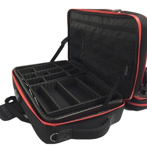 Sac à dos professionnel pour barbier, grande capacité, sac à outils pour <span class=keywords><strong>coiffeur</strong></span> avec 6 emplacements pour tondeuses, 8 supports pour ciseaux, pour barbiers mobiles - Product Image 2