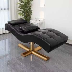 เตียงต่อขนตาสีชมพูทันสมัยสำหรับเฟอร์นิเจอร์ร้านเสริมสวย เตียงสปาโค้งสำหรับทำทรีทเมนต์หน้า เตียงเสริมสวยหรูหราพร้อมท็อปเปอร์เตียงไฟฟ้าสำหรับต่อขนตา - Product Image 4