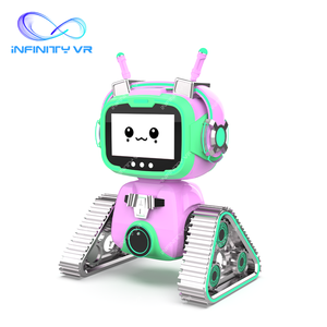 Simulatore VR per Bambini <span class=keywords><strong>con</strong></span> Design Robotico, Macchina da Gioco Arcade Interattiva a 2 Posti per Centri Commerciali e Parchi a Tema - Product Image 1