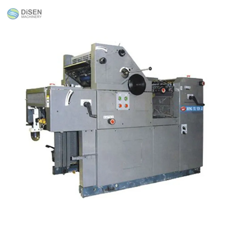 Máquina de impresión offset de un solo color de alta precisión