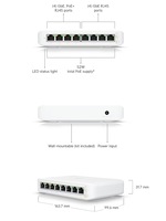 Nouveau commutateur Ubiquiti UniFi d'origine commutateur gigabit Ethernet poe USW-Lite-8-POE géré 8 ports