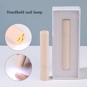 Nail Leverancier Lamp Promotionele Ultraviolette Lampen UV-Gel Nagellamp Tafel Led Mini Oplaadbare Nagels Gellak Private Label