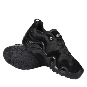 YAKEDA – bottes de randonnée antidérapantes pour homme, chaussures de <span class=keywords><strong>Combat</strong></span> pour l'entraînement en plein air, en cuir suédé, <span class=keywords><strong>Beige</strong></span>, noir - Product Image 1