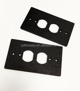 Plaque de tôle en fibre de <span class=keywords><strong>carbone</strong></span> légère Thermoformage Plastique laminé CNC Caractéristique de coupe Produit riche - Product Image 5