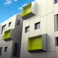Panneau Composite en aluminium résistant au feu revêtu PVDF, feuille ACM en Alucobond de 3mm et 4mm pour revêtement de mur extérieur