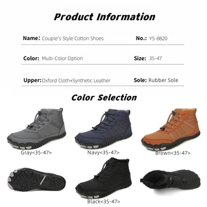 Yoris hiver anti-dérapant course à pied Trekking chaussure randonnée cinq doigts pieds nus bottes de neige pour hommes - Product Image 3