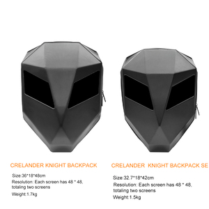 MINI motos équitation LED <span class=keywords><strong>chevalier</strong></span> sacs à dos Bluetooth APP contrô<span class=keywords><strong>le</strong></span> étanche coque dure sacs à bandoulière - Product Image 6