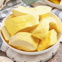 Дуриан срезанный сублимированный (0,03 кг) из реки Меконг, сладкий вкус, в сиропе, готовый к употреблению, оптовая упаковка