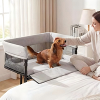 Lit surélevé pour animaux de compagnie USMILEPET, cadre en aluminium, lit surélevé pour chat et chien, design pliable, lit surélevé pour chat