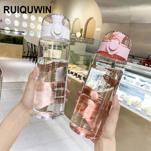 RUIQUWIN Factory Outlet Fitness flasche mit großer Kapazität Sport Gym Wasser flasche Kunststoff Wasserkrug Tasse Plastik flasche