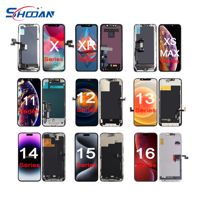 Wholesaler Price Screen Lcd for iphone X XS XR 11 12 13 Pro 14 Pro 15 Pro Max Screen for iphone Lcd Display for iPhone Display