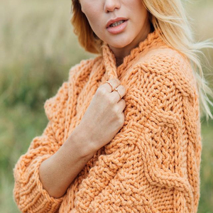 Vente en gros d'usine de pulls baggy personnalisés pour femmes de grande taille longs et épais <span class=keywords><strong>cardigan</strong></span> ample vintage en laine tricotée pour femmes - Product Image 6