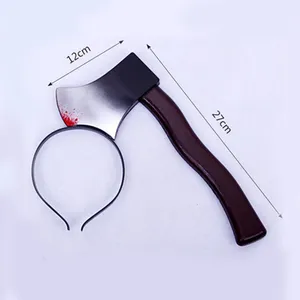 Accessoires d'horreur pour <span class=keywords><strong>Halloween</strong></span>, fausses scies à hache, <span class=keywords><strong>couteau</strong></span>, bandeau pour la fête d'<span class=keywords><strong>halloween</strong></span>, accessoires de mascarade, fournitures de décoration - Product Image 6