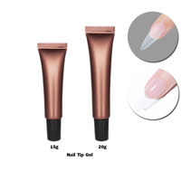 Hot Popular Durable Tube Solide Colle Gel 30ML Clair Ongles Conseils Colle Gel Vernis À Ongles pour Nail Press sur OEM Private Label