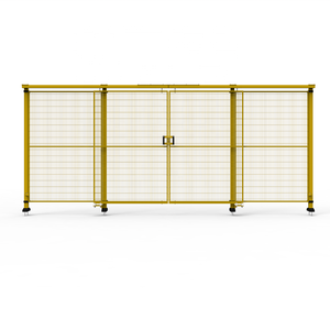 Porte de clôture de sécurité industrielle, porte coulissante en treillis métallique soudé - Product Image 2