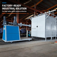 Machine de moulage rotatif automatique en plastique pour la production industrielle