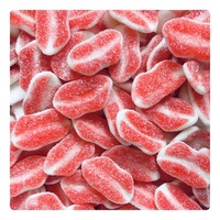 Holeywood Sour Candy Mix Gummies aux fruits mignons en vrac Variété de sucre liquide sucré avec différentes formes Option cadeau en gros