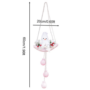 DAMAI New Christmas Bells Christmas Gift Decorations Christmas Tree Pendants and Christmas Scene Atmosphere Decoration - Product Image 6