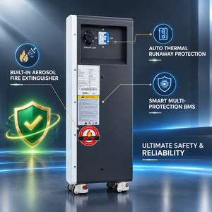 Batería LiFePO4 de 51.2V 314Ah 16kWh con Supresión de Incendios por Aerosol, WiFi, JBD BMS, 6000 Ciclos, Almacenamiento Solar Móvil, Stock en Almacén de Polonia - Product Image 5
