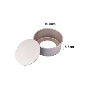 Molde Redondo Profundo para Hornear, Antiadherente, de Acero al Carbono, para Pasteles, Pizzas y Tartas, para Hornear en la Cocina - Product Image 3