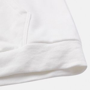 Nouveaux sweats à capuche d'hiver unisexe en polaire, couleur blanc uni, imprimés graphiques, décontractés, extensibles, avec poche, tendance, vente en gros - Product Image 3