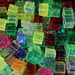 Glowing Dark Beads Acrylic Ice <b>Cubes</b> DIY Decorative Beads for Jewelry Vase Home Party Decor - Product Image 4