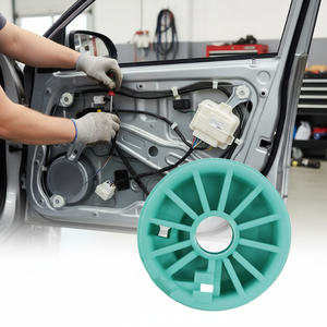 Rueda reguladora de ventanilla lado derecho o izquierdo para compatible con Renault Master Traffic Fiat Ducato Opel Vivaro OEM 9221F2 - Product Image 2