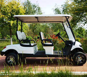 Carrito de golf eléctrico barato y duradero de 4 plazas personalizado con certificación CE - Product Image 4