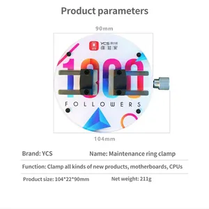 Ycs H03 Pro Phổ Điện Thoại Di Động PCB Thông Tư Lịch Thi Đấu Bo Mạch Chủ Hàn Bga <span class=keywords><strong>CPU</strong></span> IC Chip Mini Keo Tin Loại Bỏ Sửa Chữa Kẹp - Product Image 6