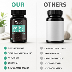Complément alimentaire détoxifiant pour le côlon Shecome en marque privée pour favoriser la digestion, 30 capsules, capsules détoxifiantes pour le côlon - Product Image 3