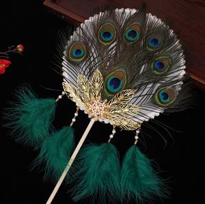 Abanico <span class=keywords><strong>de</strong></span> mano plegable con plumas <span class=keywords><strong>de</strong></span> pavo real para mujer, accesorio <span class=keywords><strong>de</strong></span> fiesta, baile <span class=keywords><strong>de</strong></span> vacaciones, decoración <span class=keywords><strong>de</strong></span> boda nupcial, actuaciones <span class=keywords><strong>de</strong></span> baile - Product Image 3