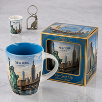 Mug en céramique Chute d'eau de Niagara Canada avec boîte cadeau, logo personnalisé, vente en gros, souvenir, tasse à café en porcelaine, en vrac