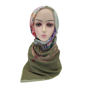 Fabricant de tissu voile de polyester/PFD/<span class=keywords><strong>PBD</strong></span> tissu pour écharpe/tissu blanc avant impression numérique Indonésie/Malaisie/Turquie - Product Image 2