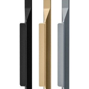 ประตูตู้มือจับขนาดเล็กสไตล์ยุโรปส่วนต่อลิ้นชักอลูมิเนียมอัลลอยแบบเรียบง่ายสำหรับตู้เสื้อผ้าในห้องครัวหรือโรงแรม - Product Image 1