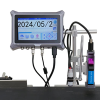 Imprimante jet d'encre en ligne YAOMATEC 5 pouces pour dates de production, machine d'impression entièrement automatique de codes QR/codes-barres pour cartons et boîtes