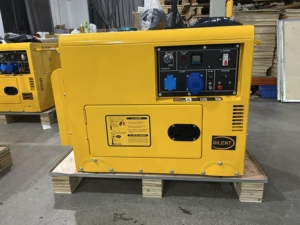 Générateur diesel portable silencieux de haute qualité 5KW 10KW 12KW 50Hz/60Hz 6KW/6.5KW avec ATS démarrage automatique et à distance, châssis ouvert 10KVA - Product Image 5