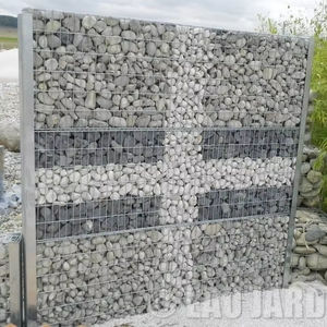 Galvanized Steel Zinc 4mm Diameter Metal Wire <strong>Mesh</strong> Folded <strong>Gabion</strong> Fence Container Box for Farming Stone Wall Security - Product Image 1