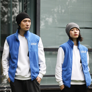 Entrenamiento Hombres Senderismo Deporte al aire libre Polar Fleece Chaleco <span class=keywords><strong>de</strong></span> felpa Invierno Algodón Wind Break Calentador cálido Abrigo y chaquetas para hombres Invierno frío - Product Image 2