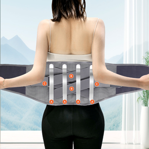 QTY- # A #      Ceinture de soutien lombaire avec technique de compression chaude spontanée, soutien dorsal et ceinture abdominale de contention - Product Image 4
