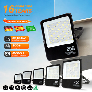 Đen CE cấp giấy chứng nhận nhôm 50W 100W 200W 300W 400W IP66 không thấm nước sân vận động lũ Đèn Ngoài Trời dẫn lũ ánh sáng - Product Image 1