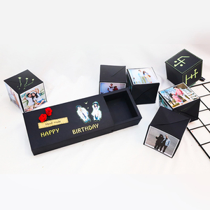 Hot sale festival surprise custom gift packaging box anniversary celebrating handmade DIY Album explosion gift box