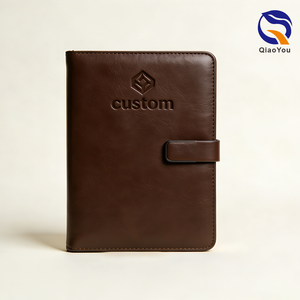 Planificateur budgétaire A6 avec couverture en similicuir personnalisée avec logo en relief, 100 feuilles, emballage en boîte cadeau - Product Image 5