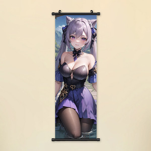 70*25cm 3000 Designs Japon Qualité Supérieure <span class=keywords><strong>Genshin</strong></span> <span class=keywords><strong>Impact</strong></span> Peintures Tissu Décoratif Affiche Murale Déroulante - Product Image 6