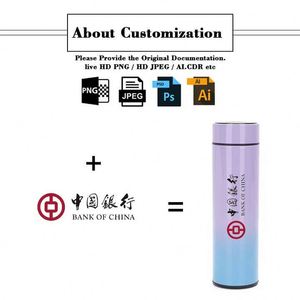 Led Temperature Display Thermal Stainless Steel Smart Double Wall Vacuum Insulated Flask Water <b>Bottle</b> - Product Image 3